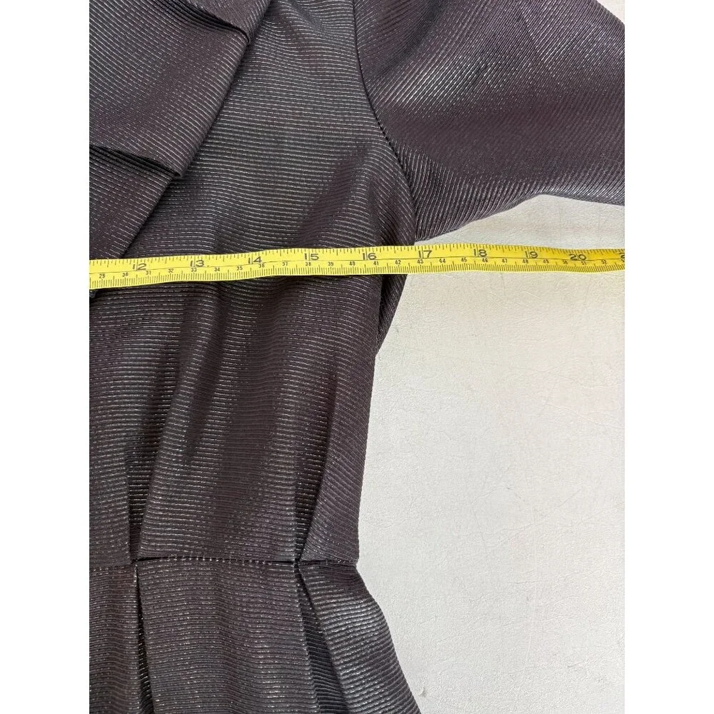 George Evening Belted Black Jacket, Women's Sz 10 - Picture 6 of 7
